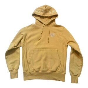 Champion Hoodie Reverse Weave Size Small Yellow Gold Sweatshirt NEW